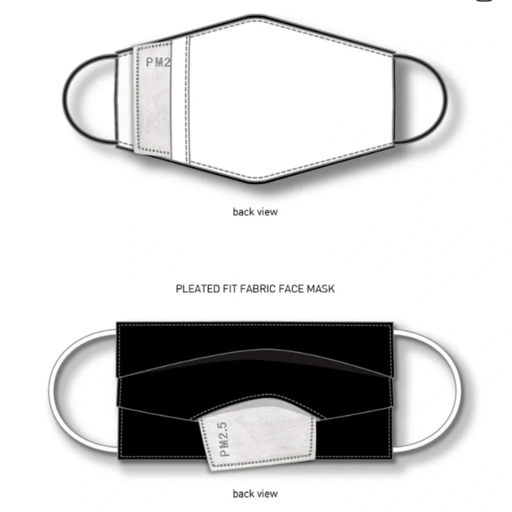 New Pack of 10 Al-Shields PM2.5 Face Mask Filter Pack